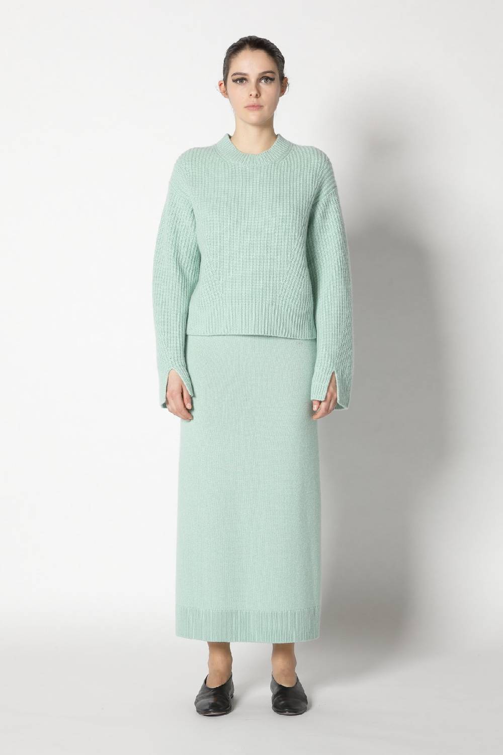 Sminfinity icon rib crewneck + pure A skirt Meist gekauft