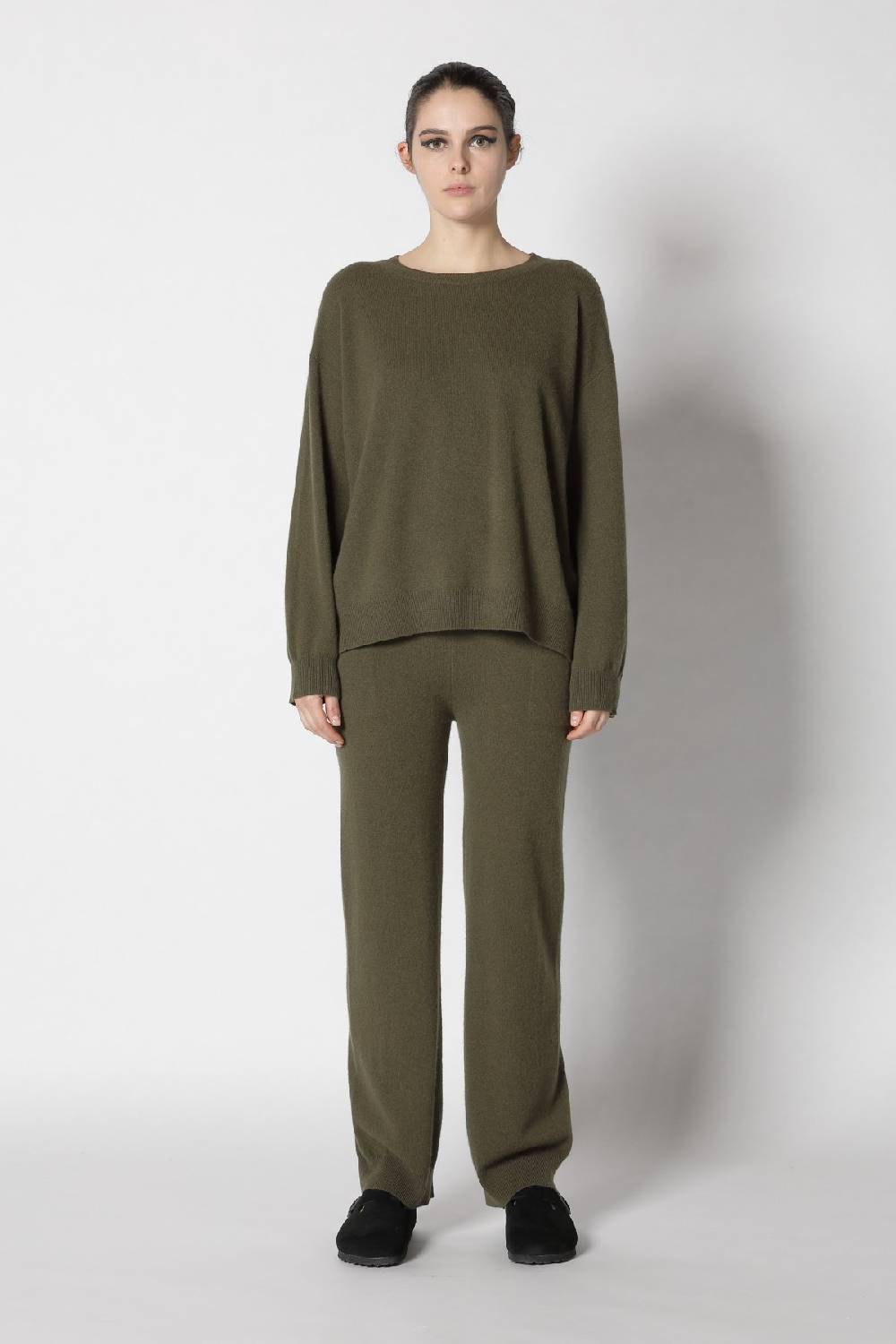 Sminfinity infinite crew jumper + infinite palazzo pants + chunky 1x1 rib scarf Online
