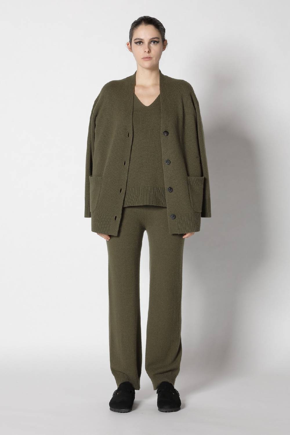 Sminfinity pure long cardy + pure V neck + infinte palazzo pants Verkauf