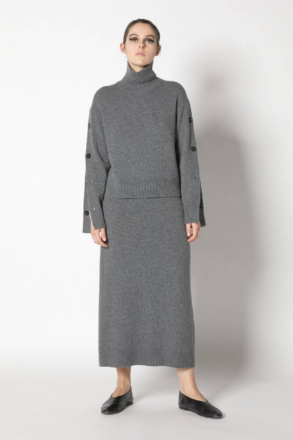 Sminfinity pure button sleeve turtle + pure A skirt