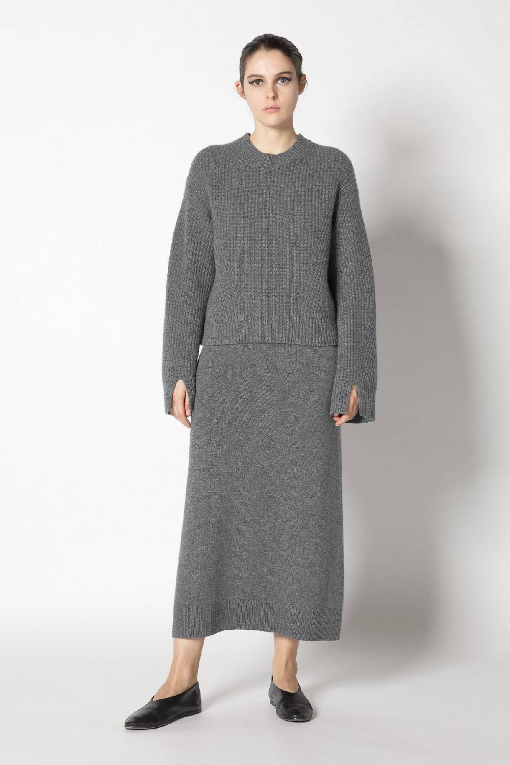 Sminfinity icon rib crew neck + pure A skirt Meist gekauft