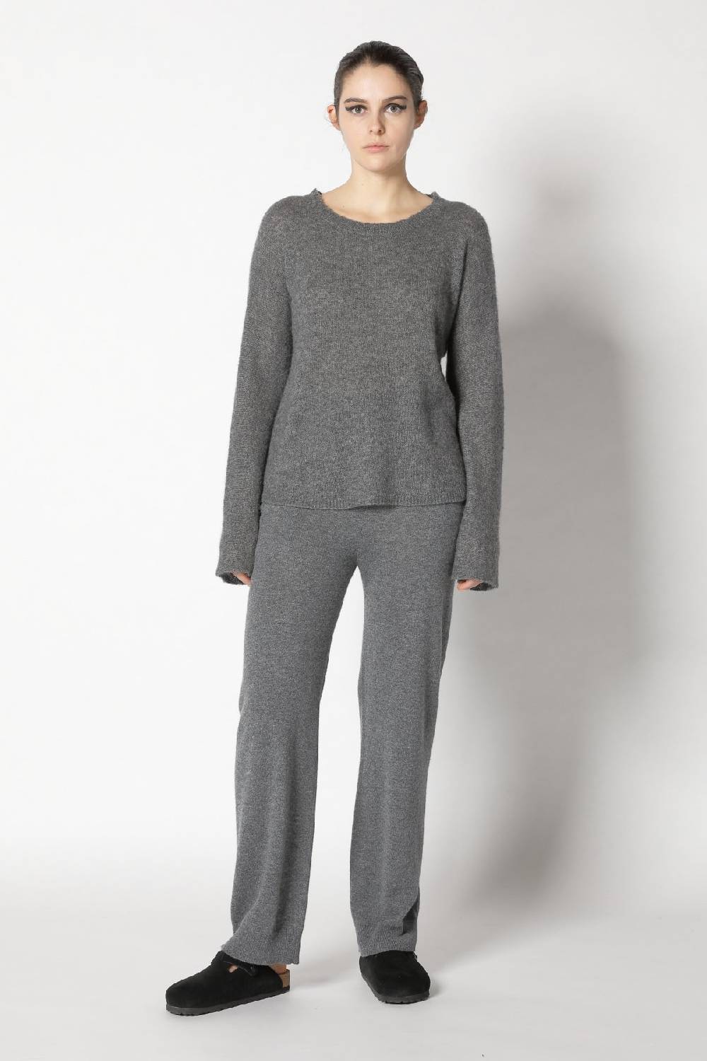 Sminfinity fluffy crewneck + infinite palazzo pants