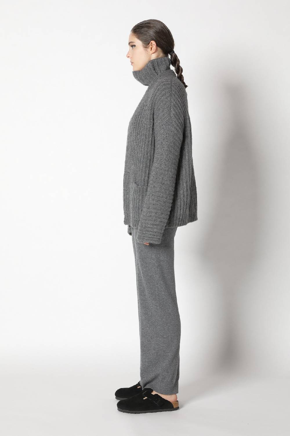 Sminfinity fluffy rib jacket + fluffy rib turtle + infinite palazzo pants Auslauf