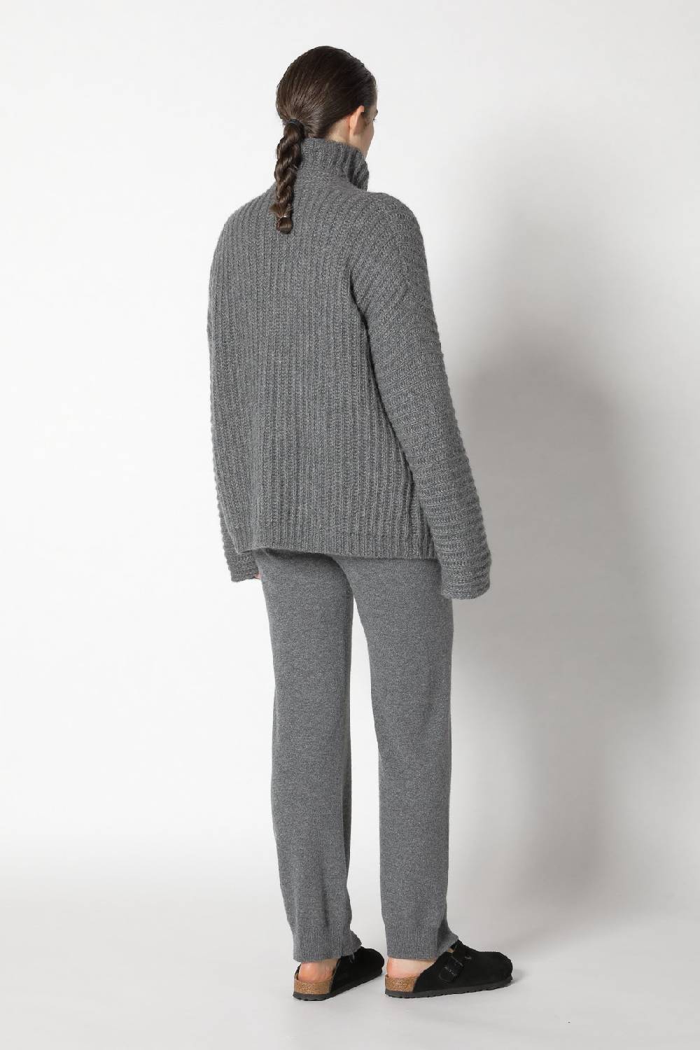 Sminfinity fluffy rib jacket + fluffy rib turtle + infinite palazzo pants Auslauf