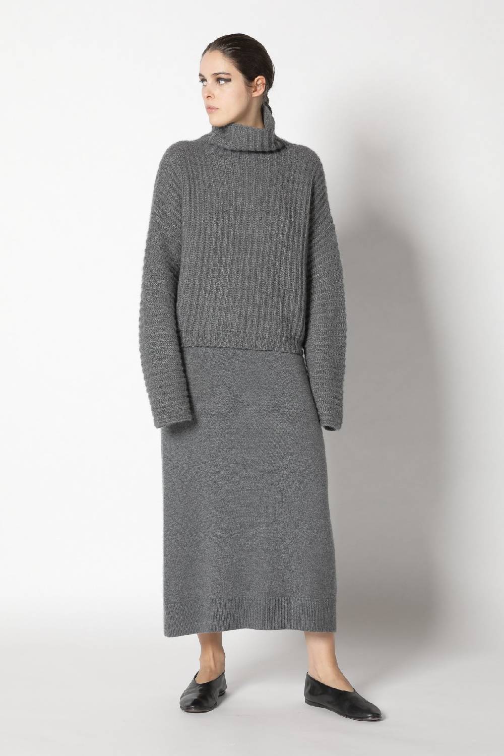 Sminfinity fluffy rib turtle + pure A skirt Verkauf