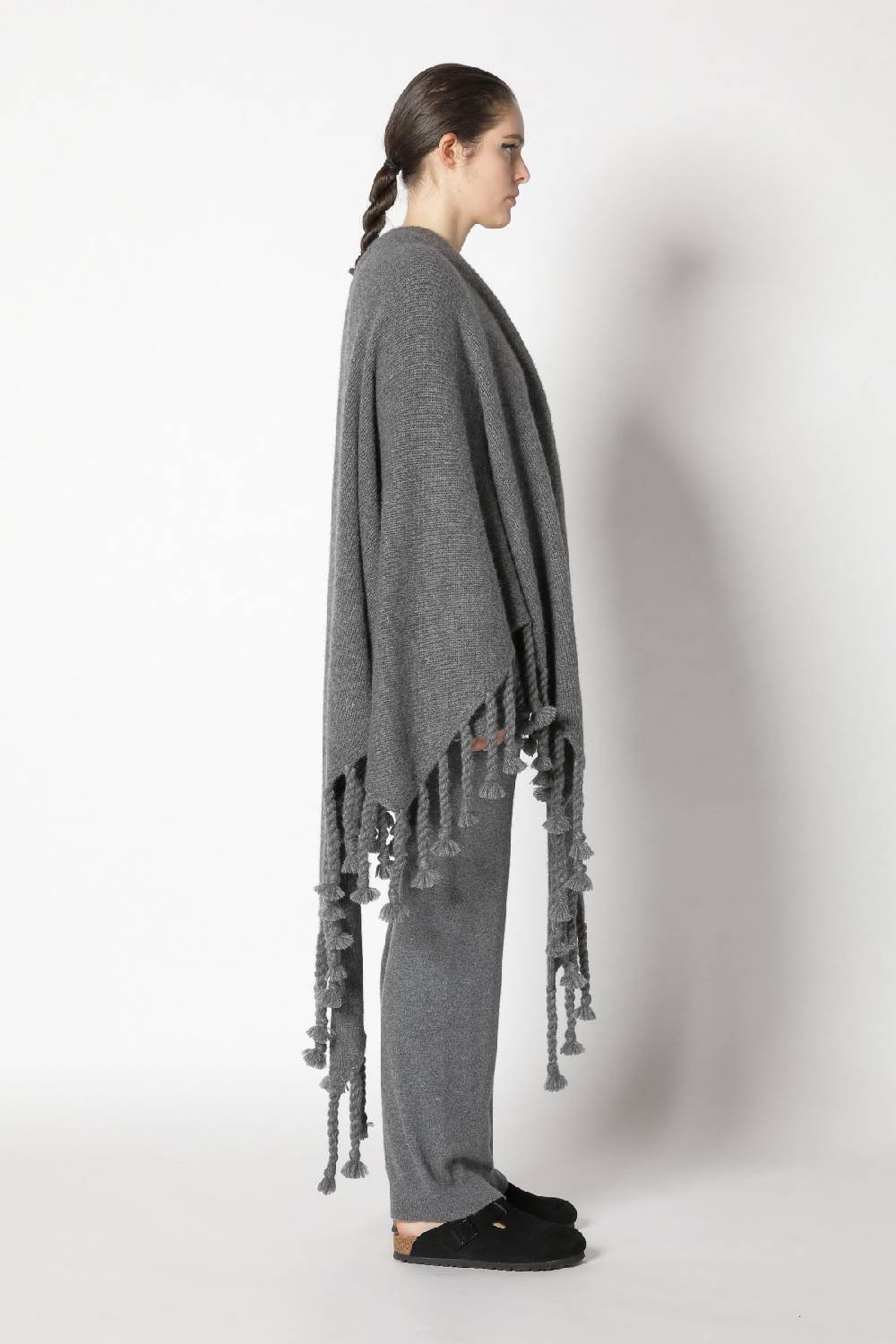 Sminfinity fluffy rib v neck + fluffy triangle + infinite palazzo pants Angebote