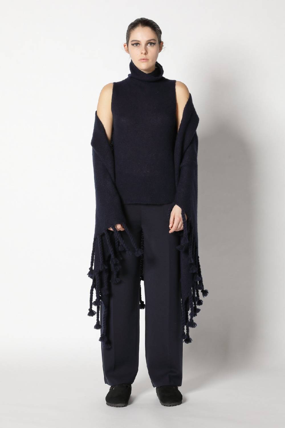 Sminfinity fluffy turtle top + fluffy triangle + silky suit pants Fabrikverkauf