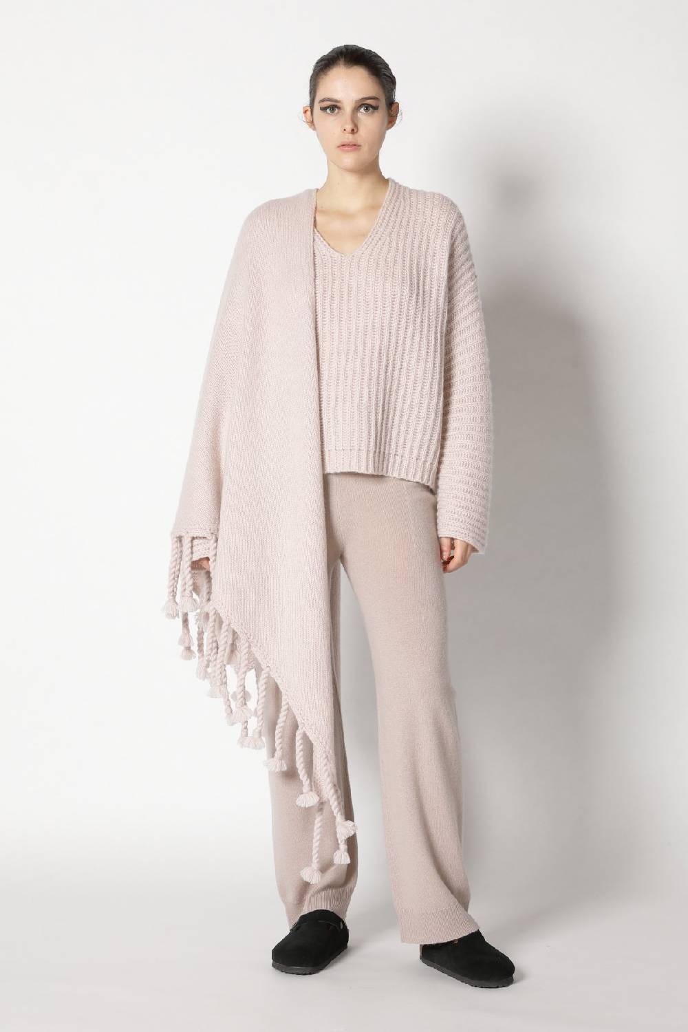Sminfinity fluffy rib v neck + infinite palazzo pants Blitzverkäufe