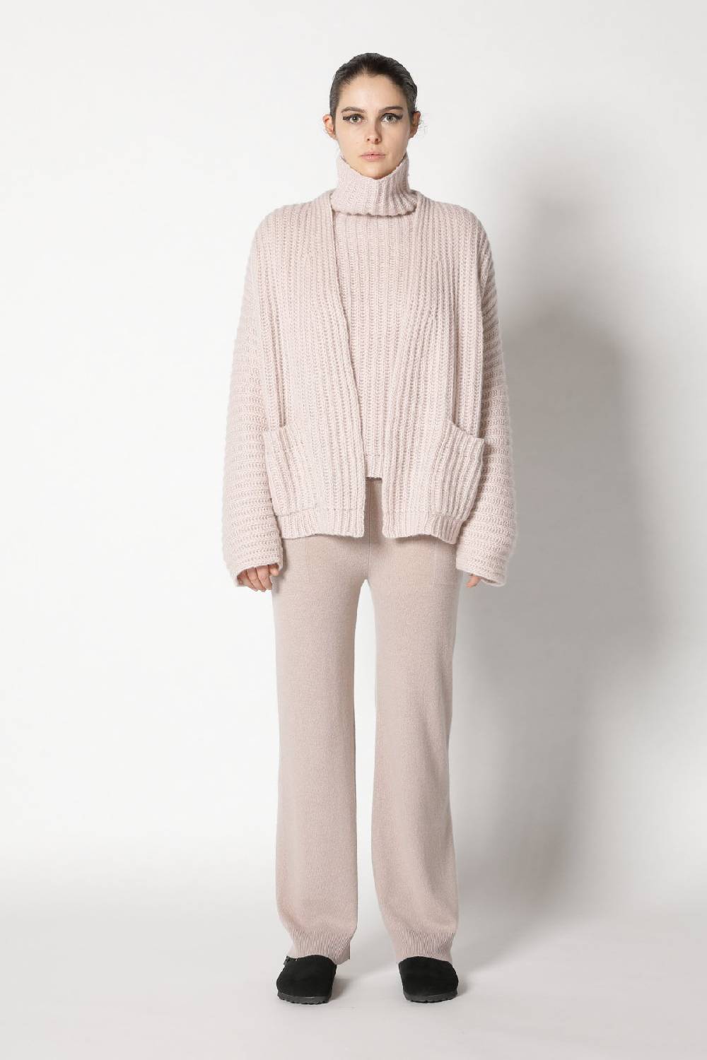 Sminfinity fluffy rib jacket + fluffy rib turtle + infinite palazzo pants Angebote