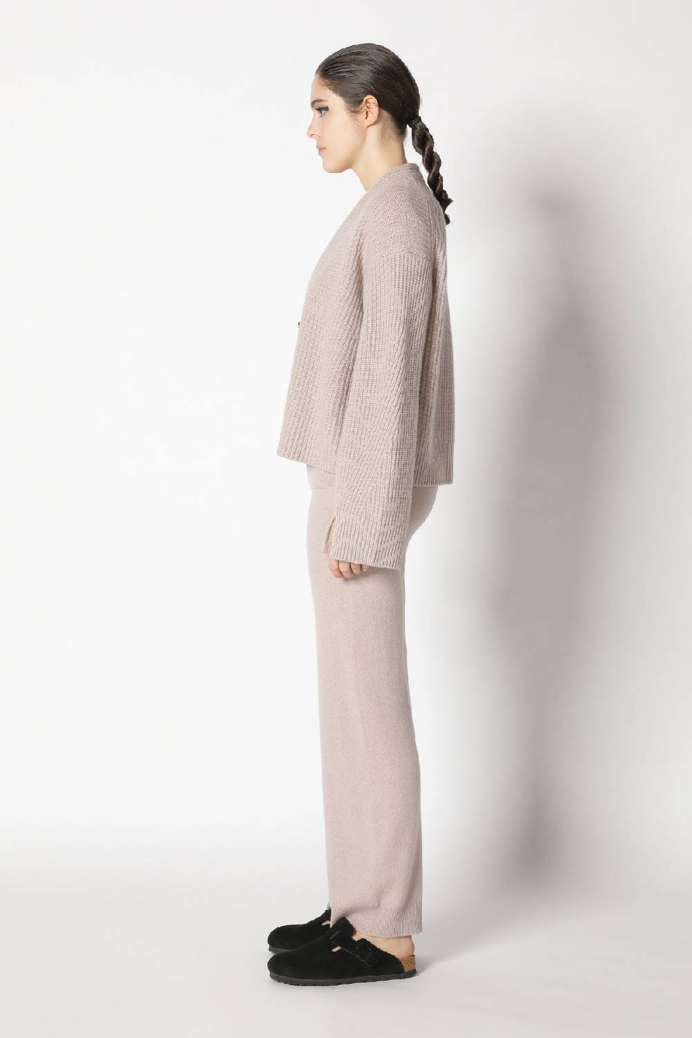 Sminfinity icon rib cardigan + infinite crew T + infinite palazzo pants Schlussverkauf