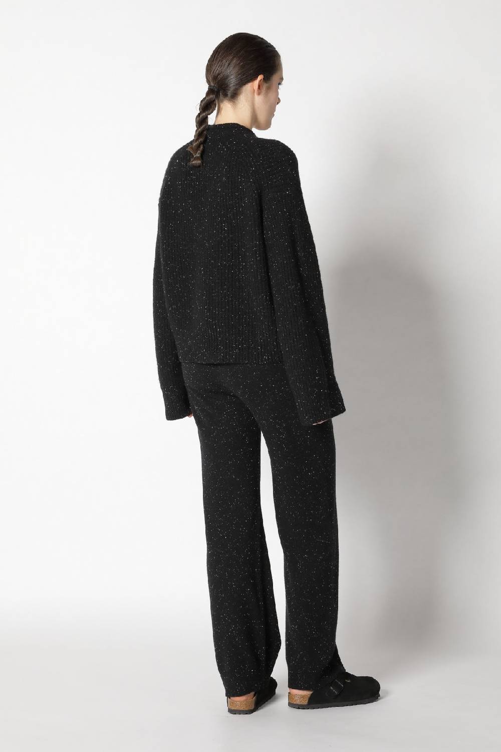 Sminfinity icon rib cardigan + infinite palazzo pants Online