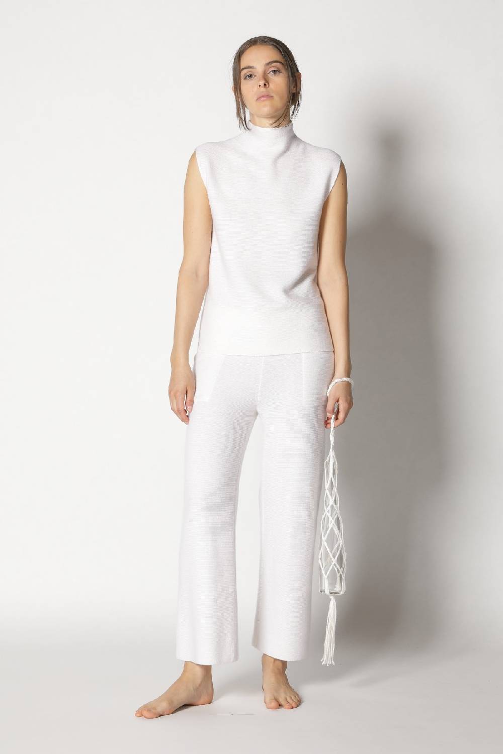 Sminfinity garter top + garter cropped pants Online