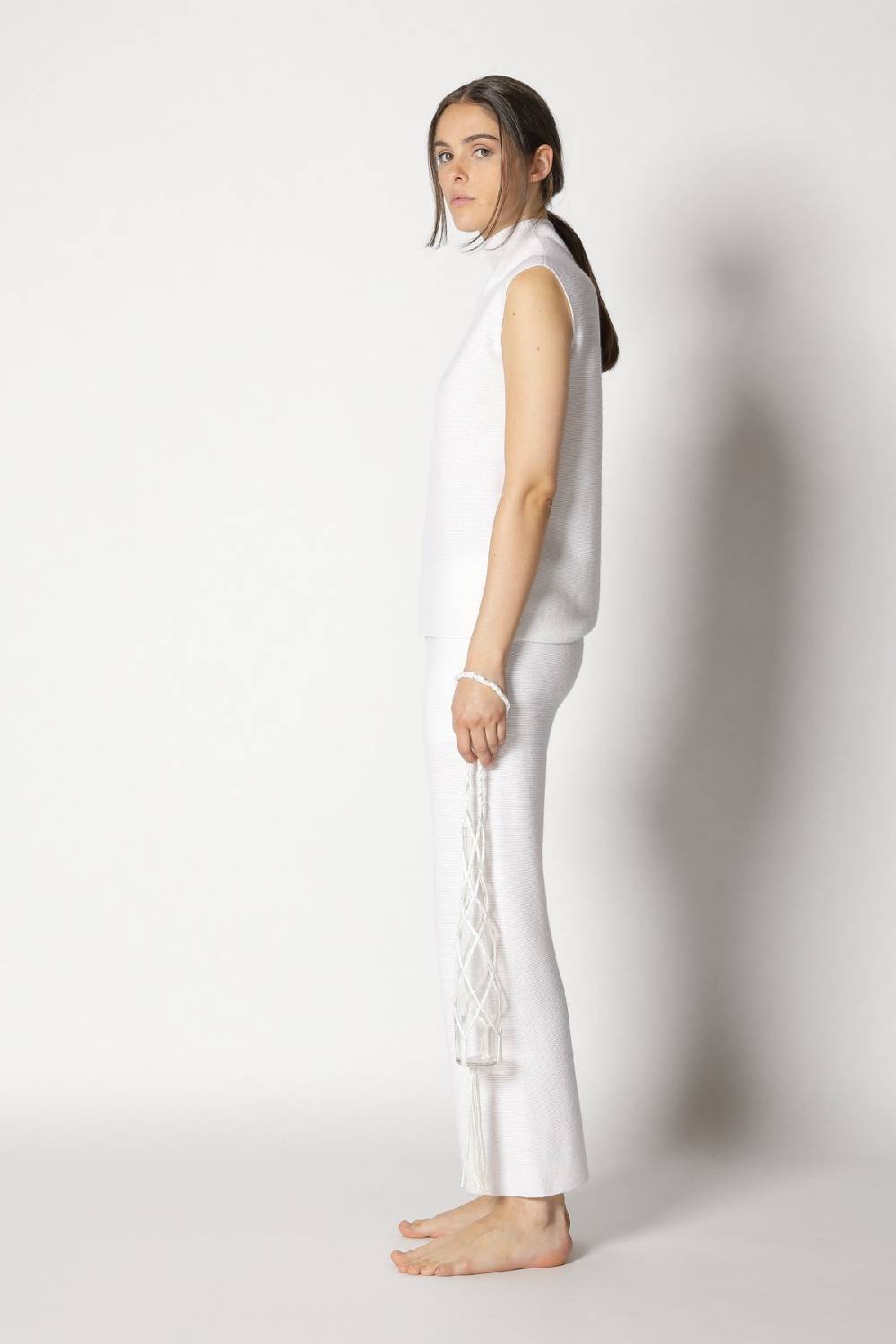 Sminfinity garter top + garter cropped pants Online