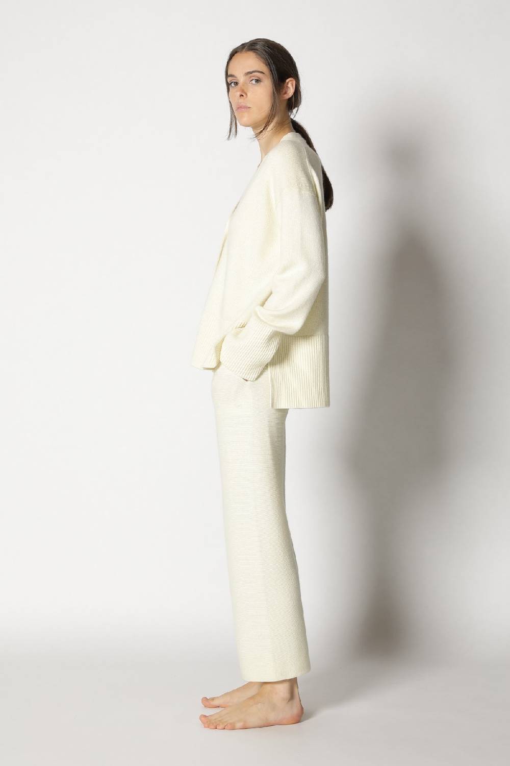 Sminfinity slouchy cardigan + garter cropped pants Fabrikverkauf
