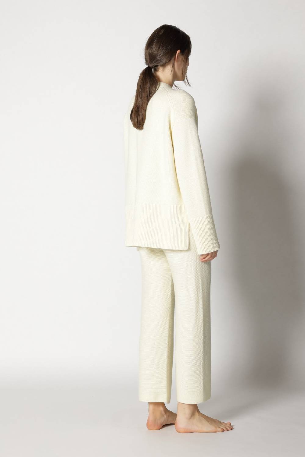 Sminfinity slouchy cardigan + garter cropped pants Fabrikverkauf