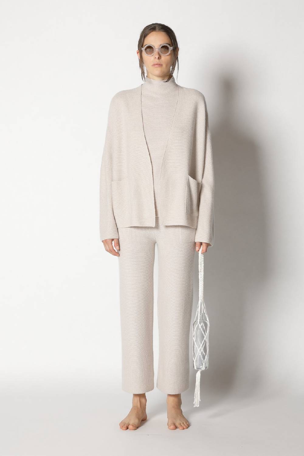 Sminfinity garter jacket + garter top + garter cropped pants Outlet