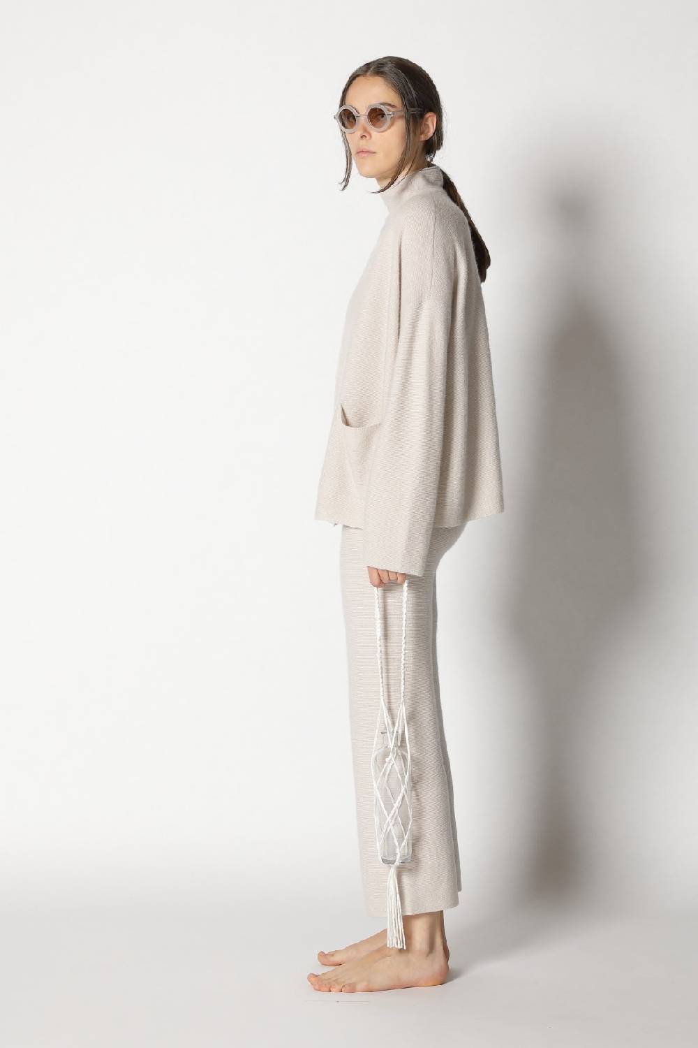 Sminfinity garter jacket + garter top + garter cropped pants Outlet