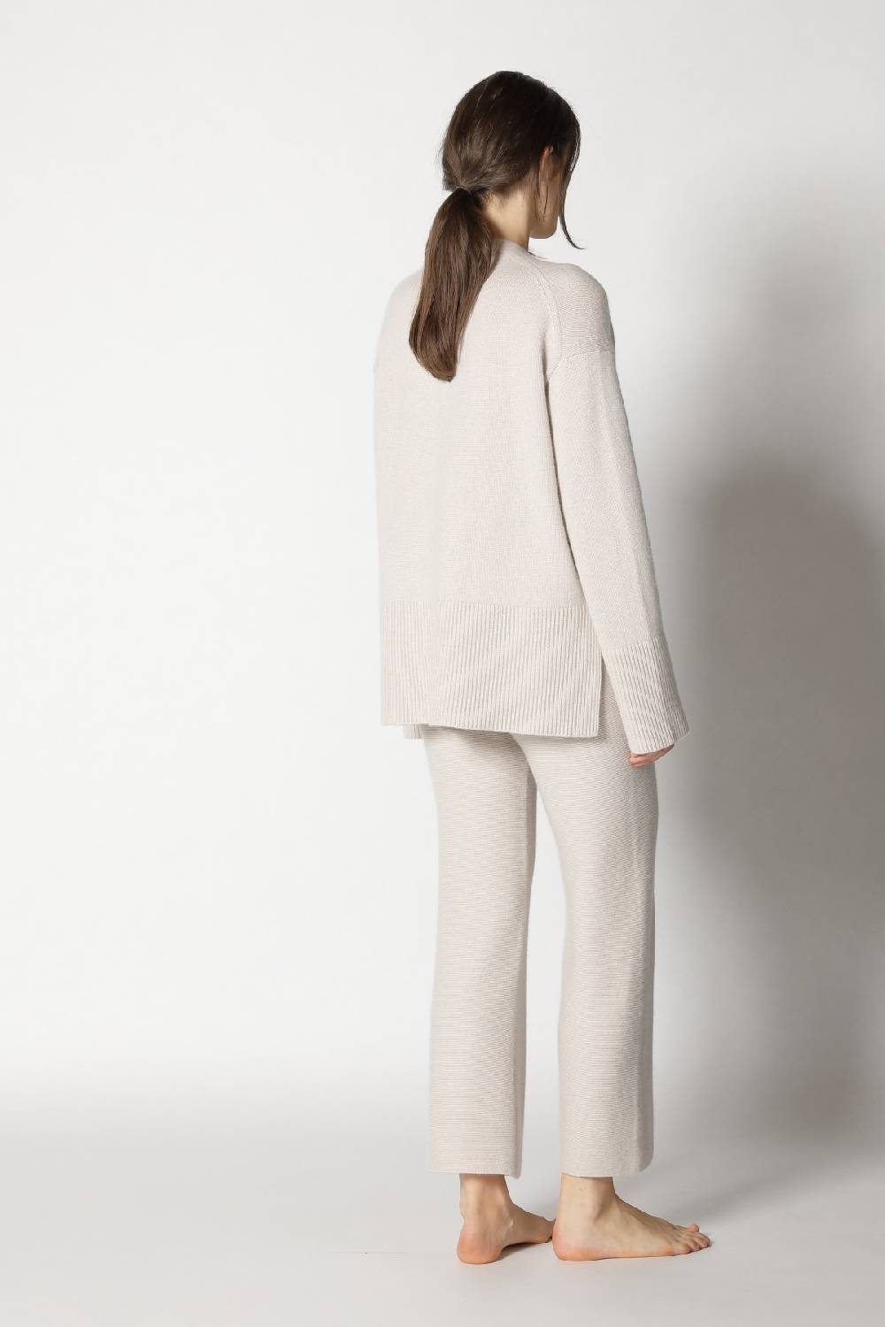 Sminfinity slouchy cardigan + garter cropped pants Verkauf
