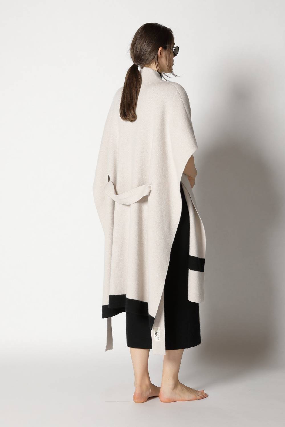 Sminfinity doubleface striped capecoat + garter maxi dress Schlussverkauf