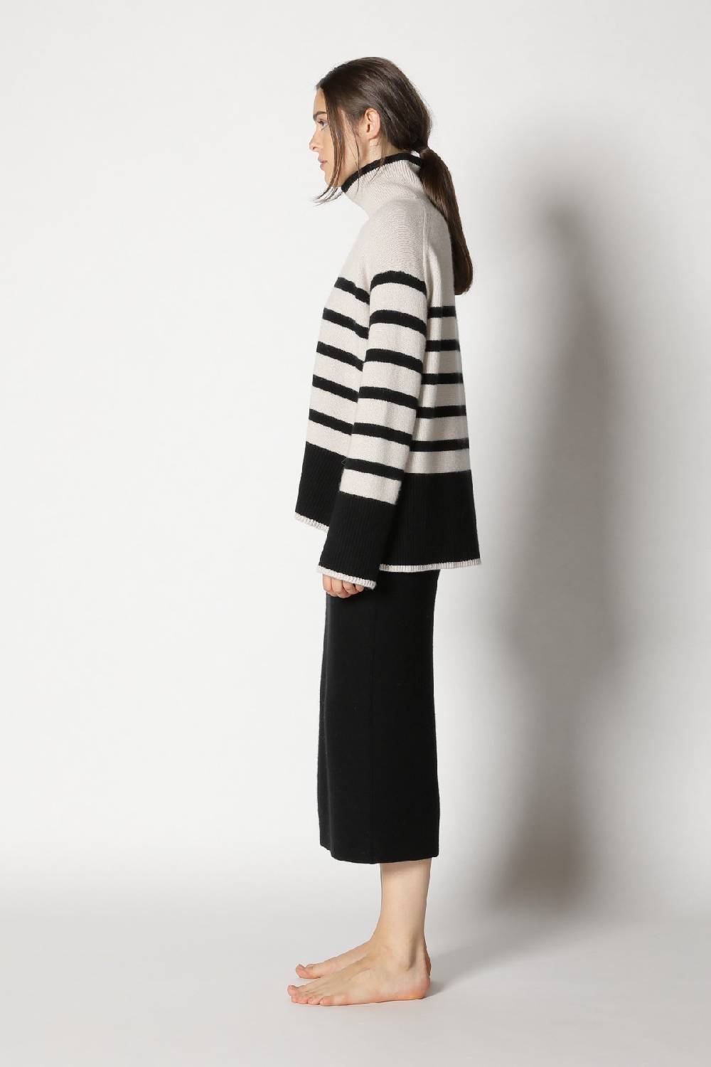 Sminfinity garter maxi dress + slouchy stripe turtle Günstiger Verkauf