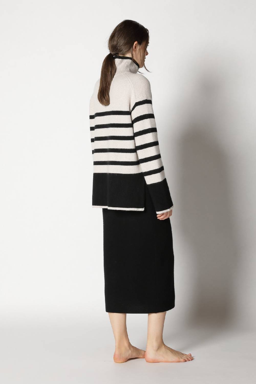 Sminfinity garter maxi dress + slouchy stripe turtle Günstiger Verkauf