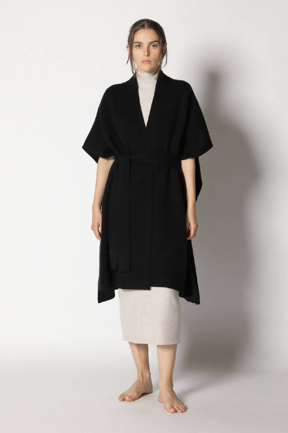 Sminfinity doubleface capecoat + garter maxi dress Blitzverkäufe
