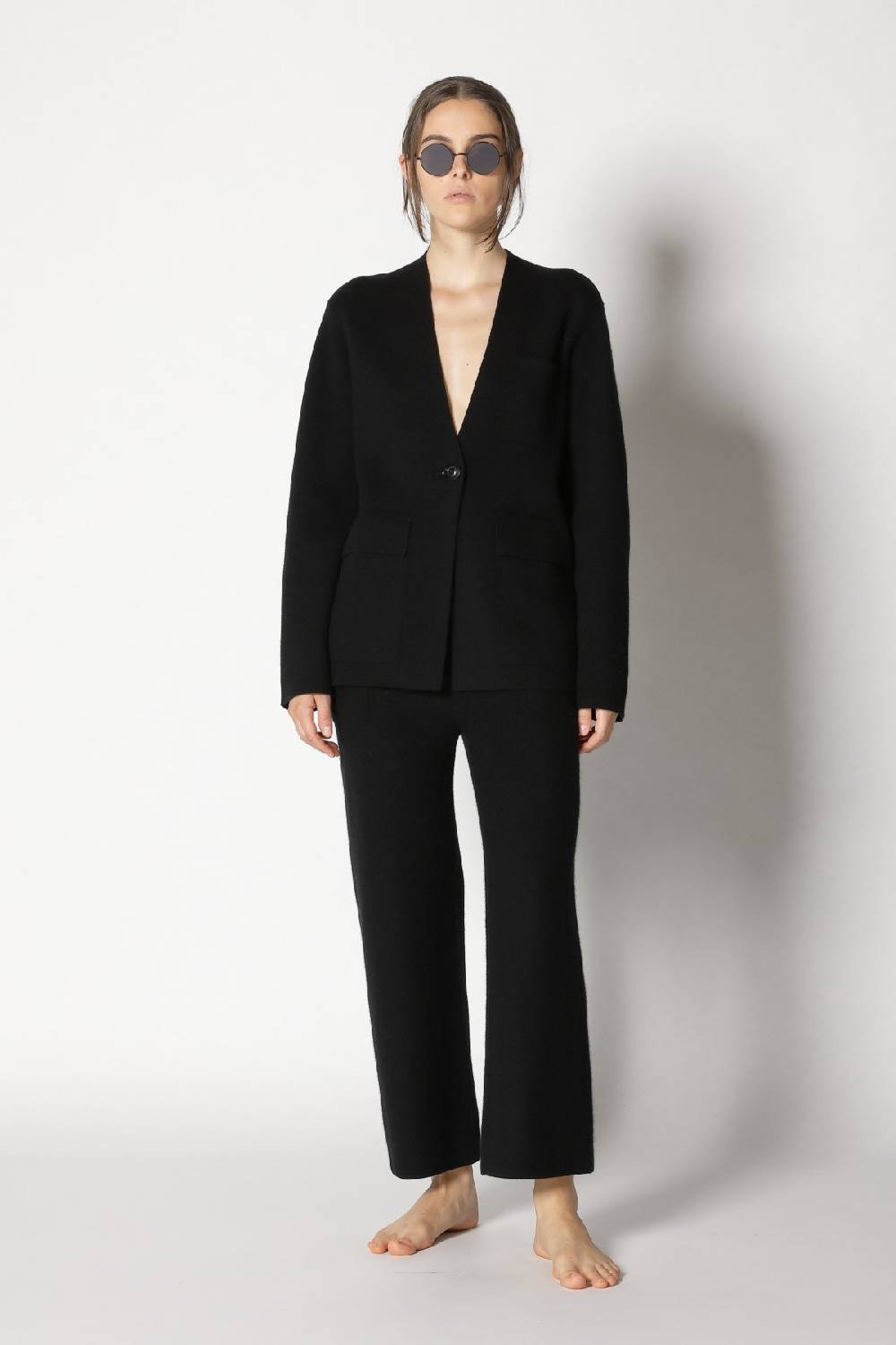 Sminfinity doubleface fieldjacket + garter cropped pants Online