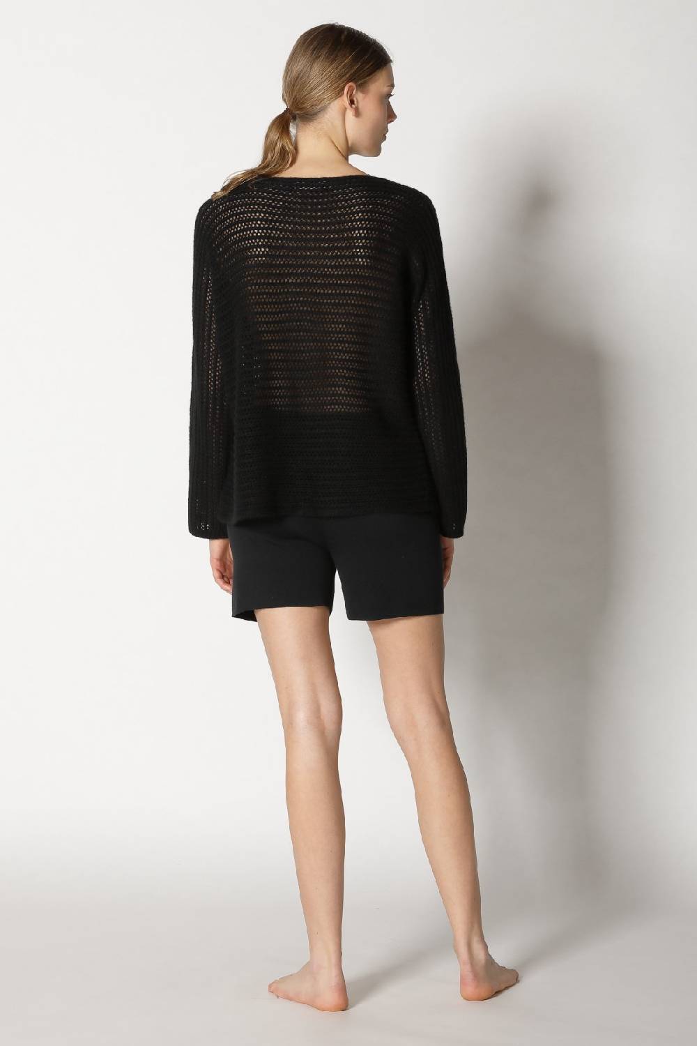 Sminfinity blurry airy boatneck + comfy shorts Hotsell