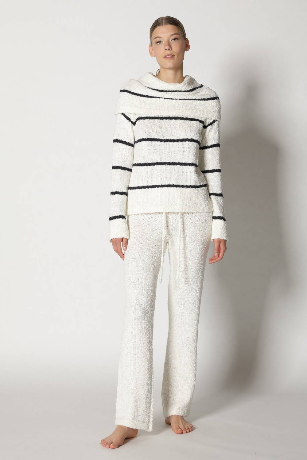 Sminfinity terry tropic stripe drape jumper + terry tropic pants Exklusive Angebote