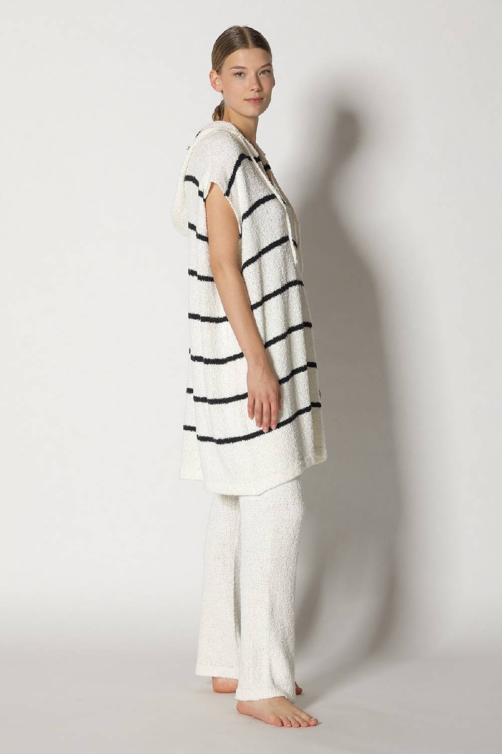Sminfinity terry tropic stripe tunic hoody + terry tropic pants Hotsell