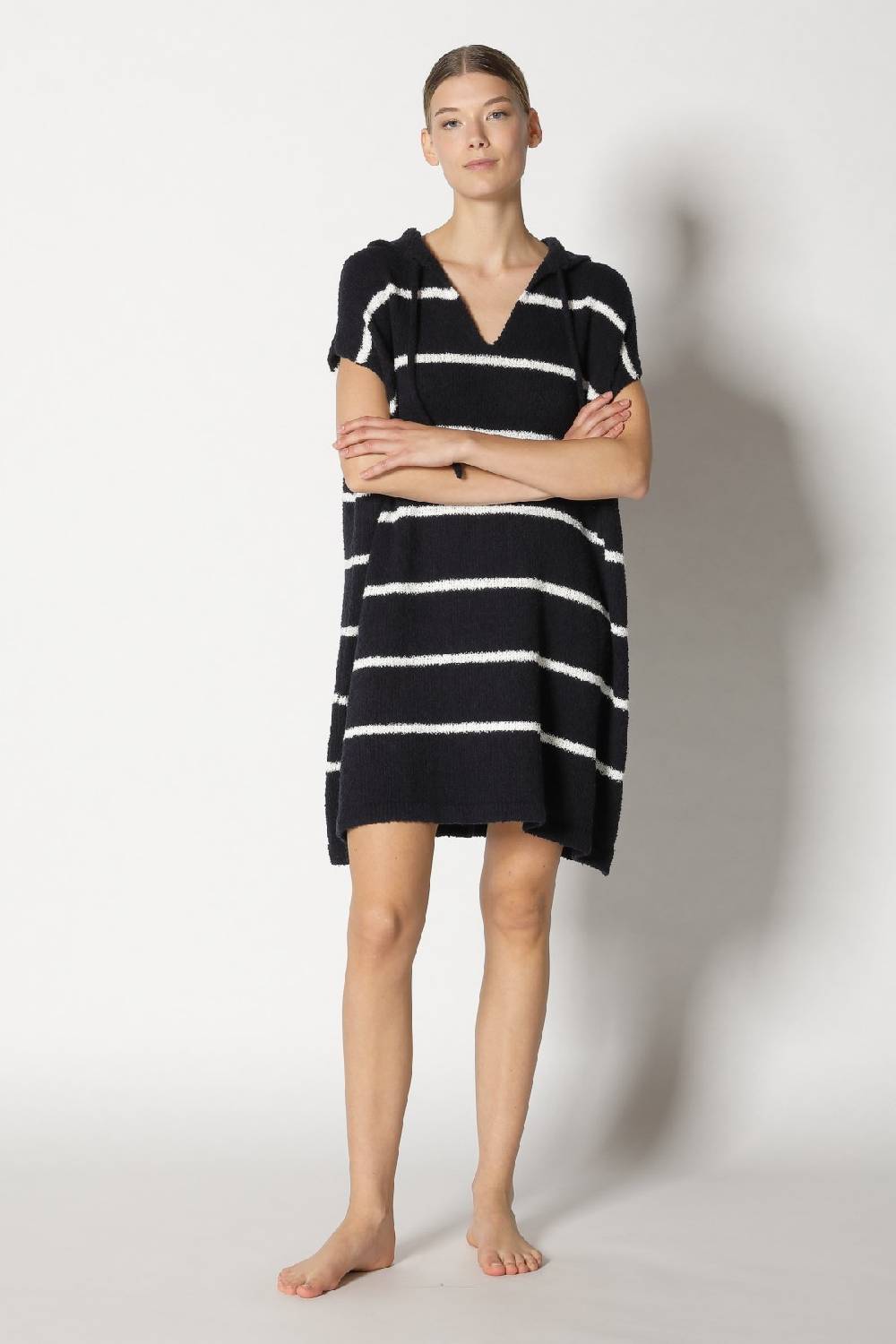 Sminfinity terry tropic stripe tunic hoody Blitzverkäufe