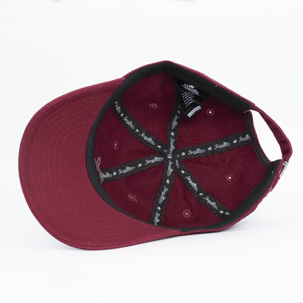 Smith & Miller Filley Unisex Unstructured Cap, maroon Begrenztes Angebot