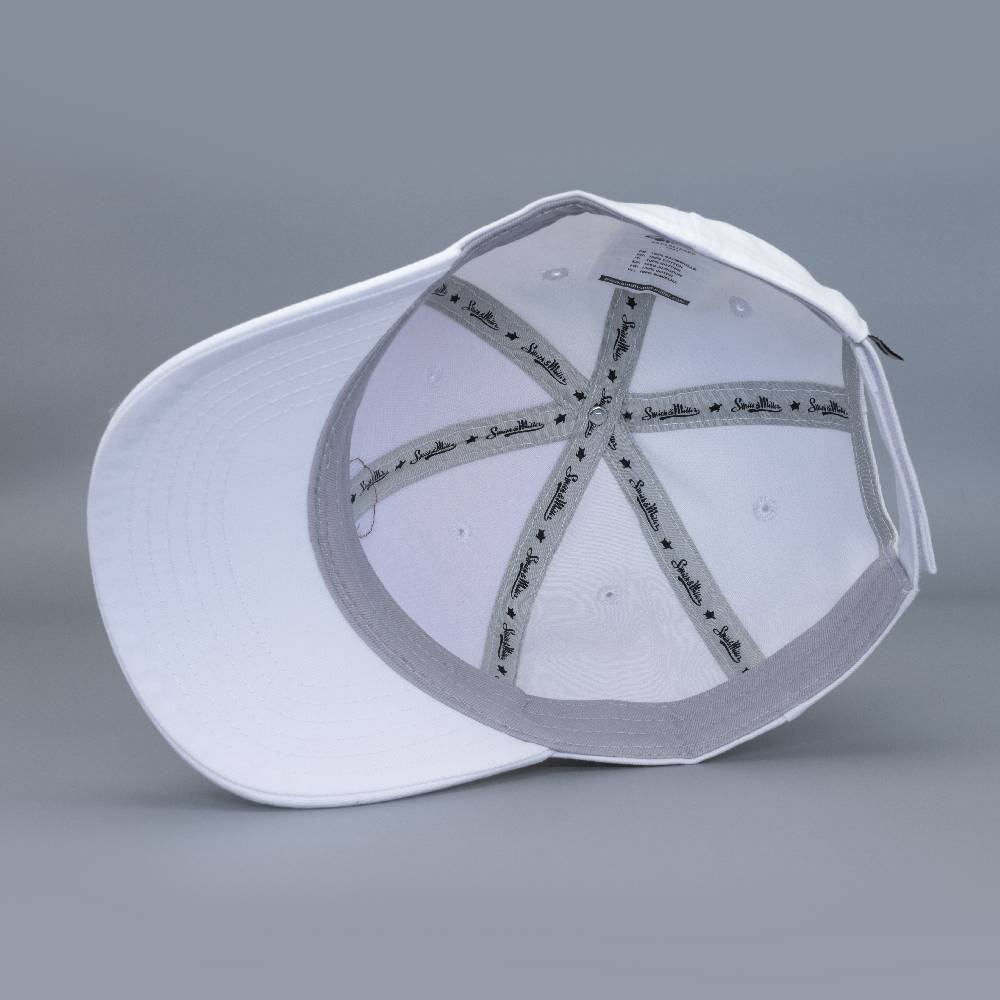 Smith & Miller Bend Unisex Curved Cap, white Hotsell