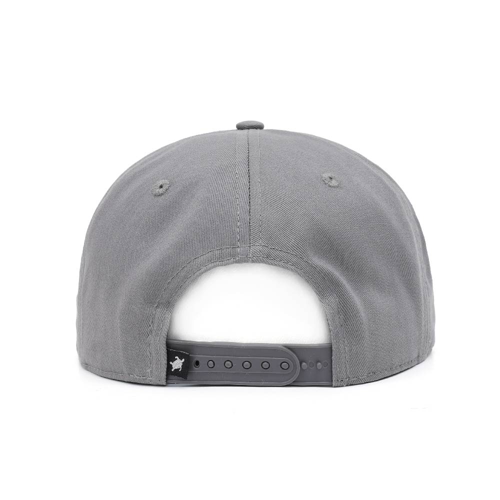 Smith & Miller Lambert Unisex Flat Snapback Cap, charcoal Schlussverkauf