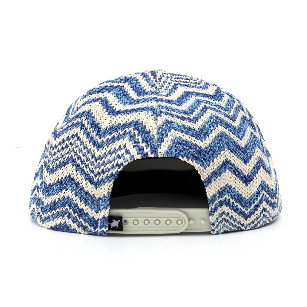 Smith & Miller Bast Flat Unisex Snapback Cap , blue - stone Auslauf