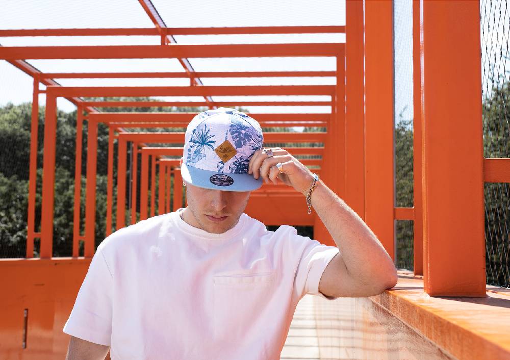 Smith & Miller Linares Snapback Cap, blau im Angebot
