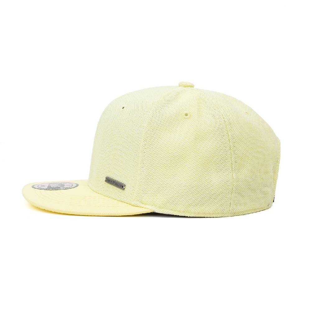 Smith & Miller Gabbs Unisex Snapback Cap, yellow Schlussverkauf