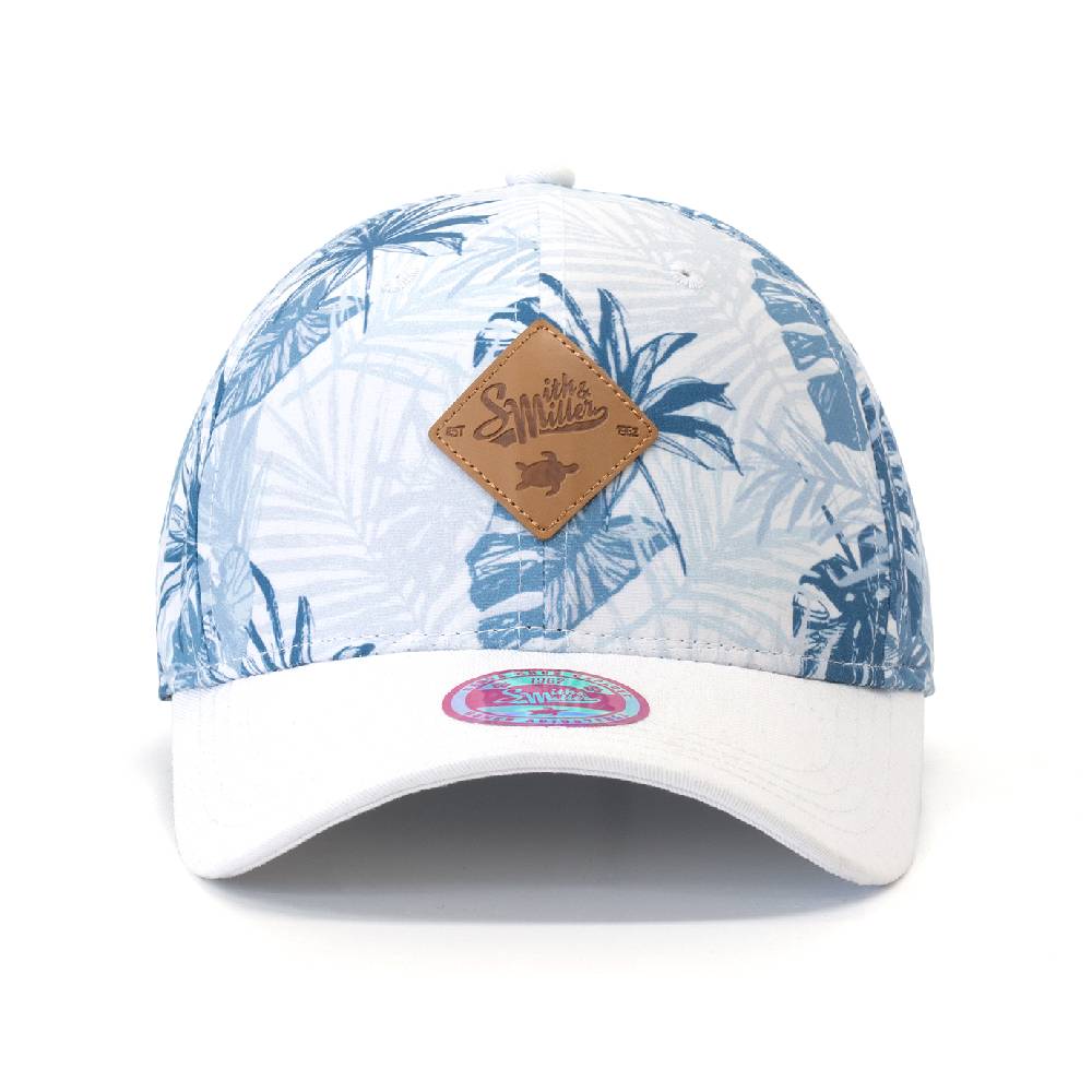 Smith & Miller Loya Women Curved Cap, blue - white Outlet