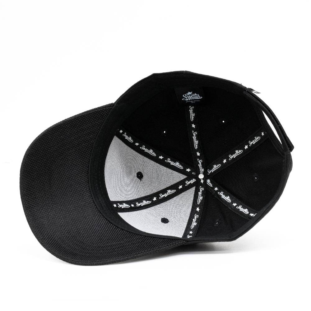 Smith & Miller Olimar Unisex Curved Cap, black Schlussverkauf