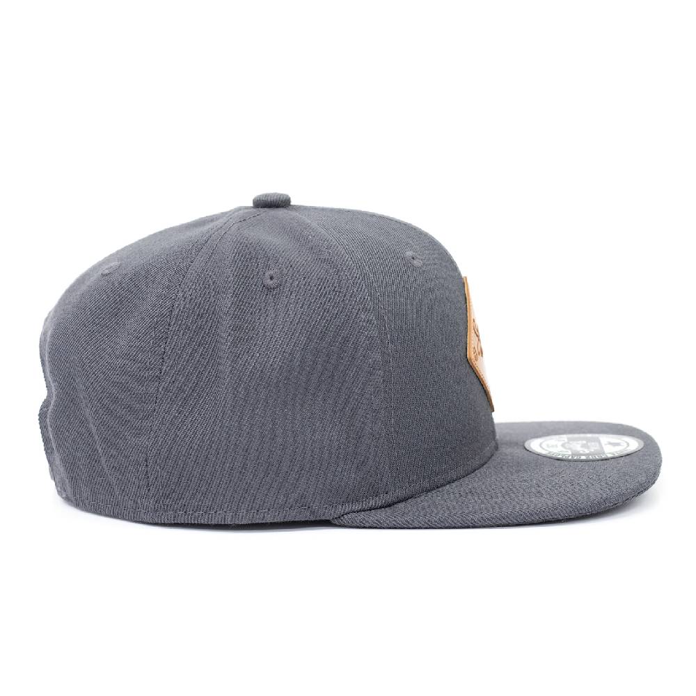 Smith & Miller Snap Unisex Snapback Cap, charcoal Verkauf