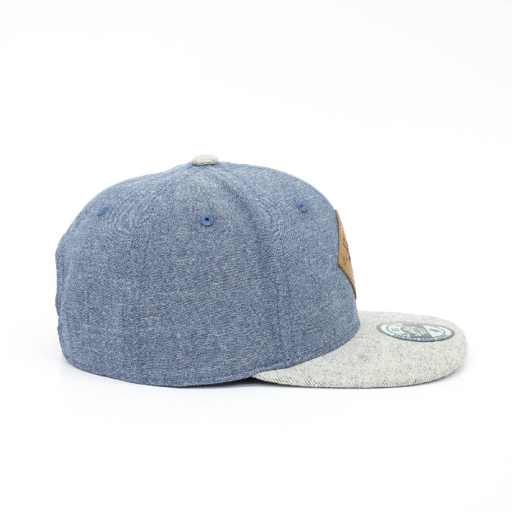 Smith & Miller Autumn Glory Unisex Snapback Cap, denim - grey Hotsell