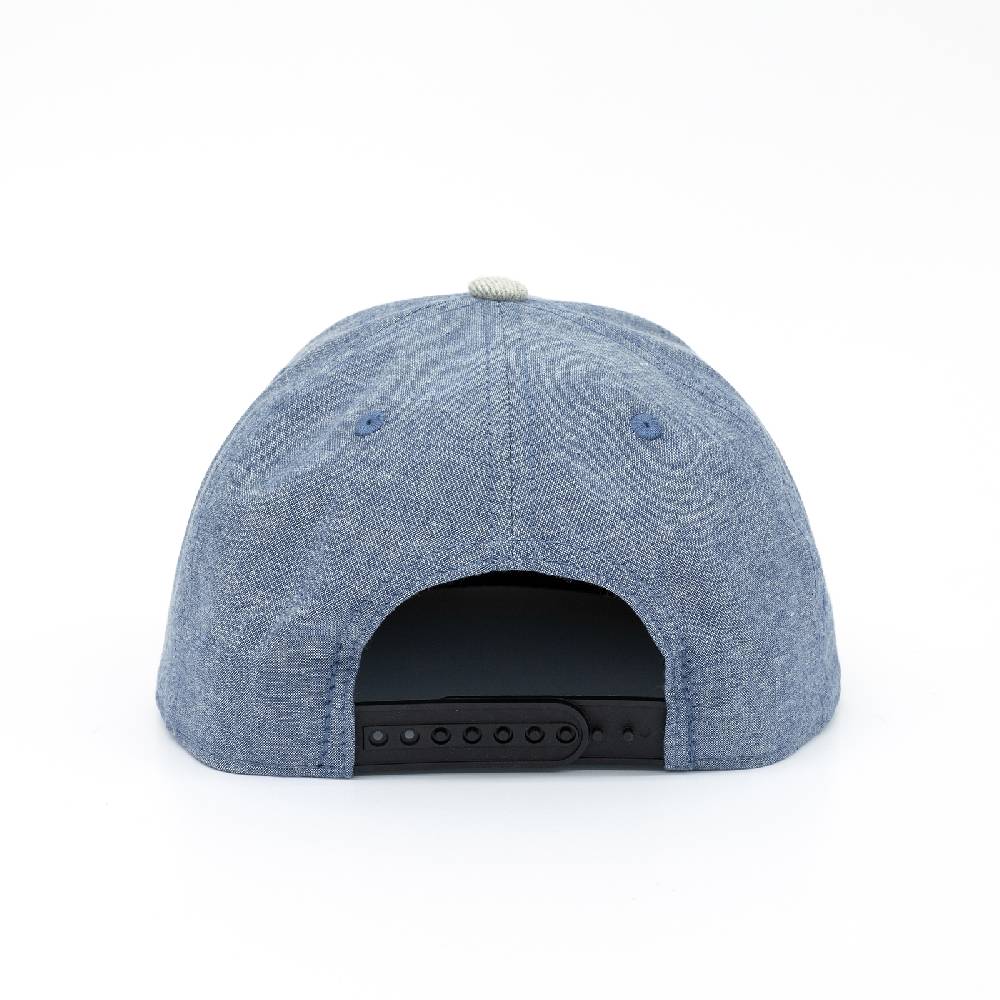 Smith & Miller Autumn Glory Unisex Snapback Cap, denim - grey Hotsell