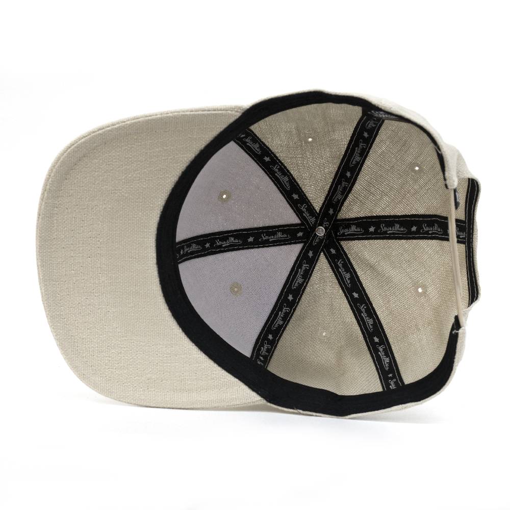 Smith & Miller Delano Unisex Snapback Cap, stone Schlussverkauf
