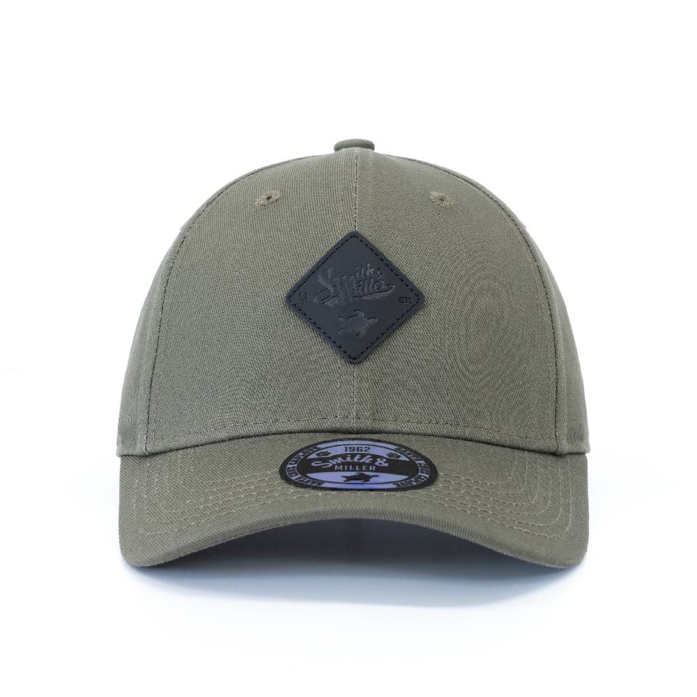 Smith & Miller Beverly Unisex Curved Cap, olive Fabrikverkauf