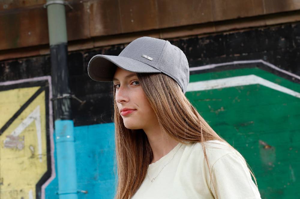 Smith & Miller Elam Unisex Curved Cap, grey Schlussverkauf