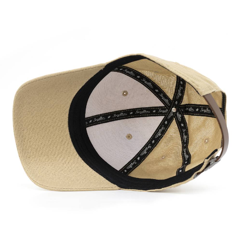 Smith & Miller Elam Unisex Curved Cap, khaki Günstiger Verkauf