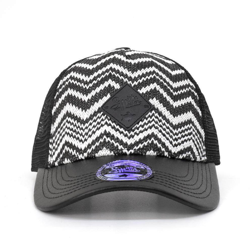 Smith & Miller Irvine Unisex Trucker Cap, black Günstiger Verkauf