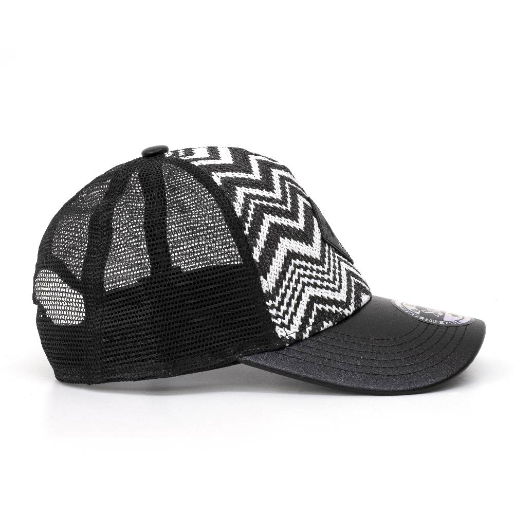 Smith & Miller Irvine Unisex Trucker Cap, black Günstiger Verkauf