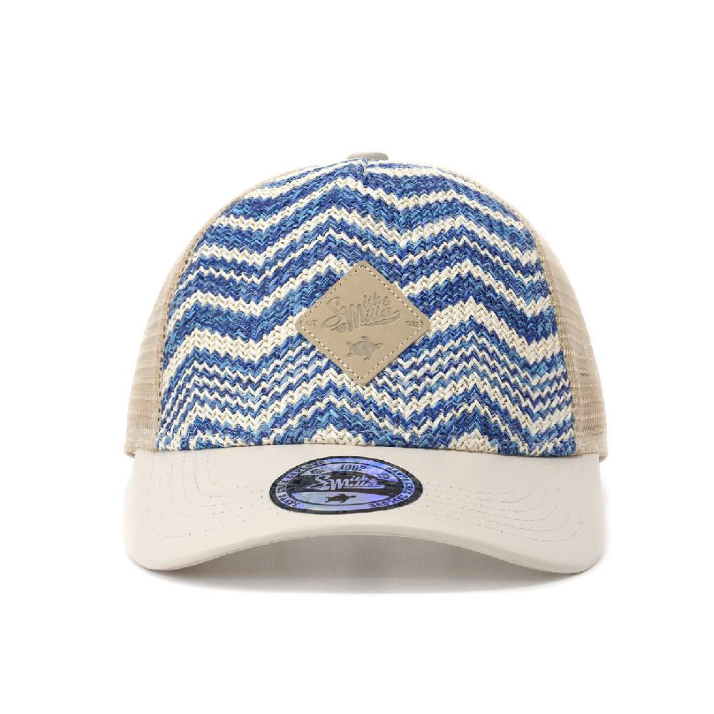 Smith & Miller Irvine Unisex Trucker Cap, blue - stone Fabrikverkauf