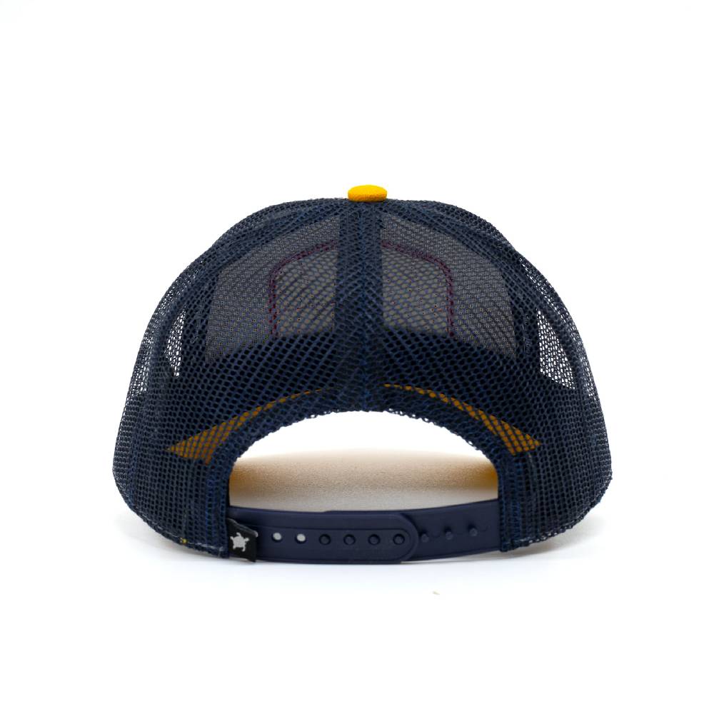 Smith & Miller Vicent Unisex Trucker Cap, stone - mango Meist gekauft